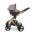 Cochecito de bebé RIMINI Premium Black Jasper con asiento elevador de coche RIMINI DI MARE String&Black */opción/